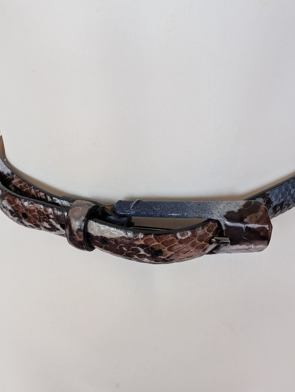 NWOT WCM Quiet Luxury! Genuine Calfskin Leather Belt - Picture 3 of 5